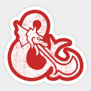 Dungeons & Dragons Vintage (Aged) Light Sticker